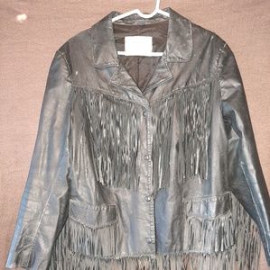 Leather Lariat Jacket